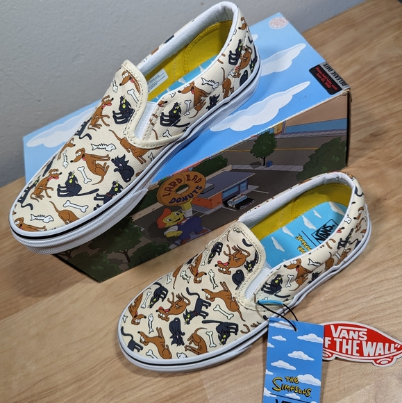 Vans Junior Classic Slip-On The Simpsons Family Pets Sneakers Size 6.5 J - Picture 5 of 17